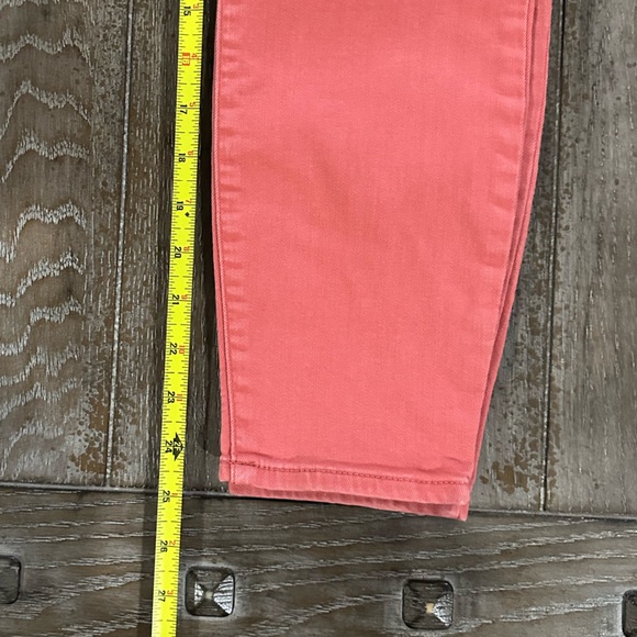 Lucky Brand High Rise Crop Coral Jeans - Picture 7 of 10